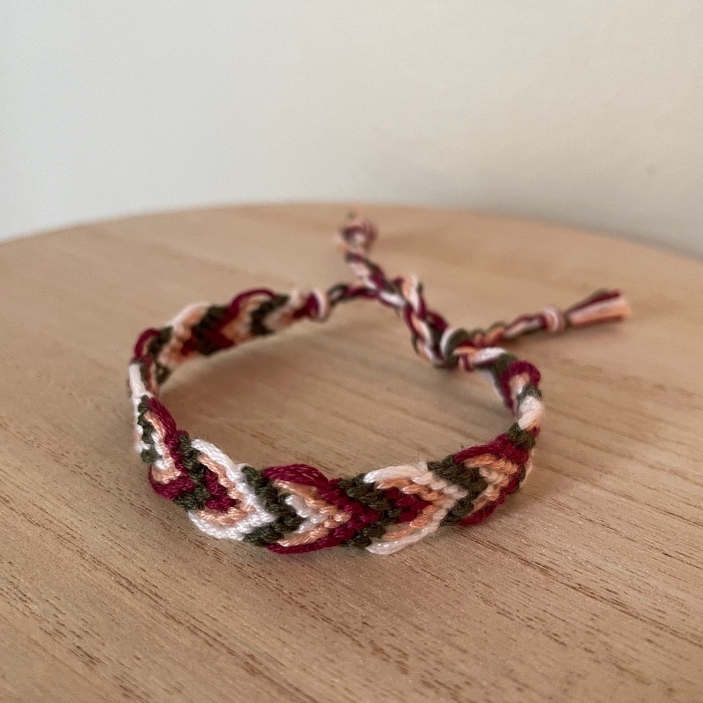 Ripe Cherries‎ Woven Bracelet